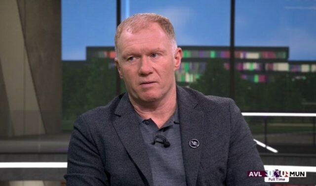 Paul Scholes diz que o desempenho de Jonny Evans destaca o declínio do Manchester United após o empate em 0 a 0 com o Aston Villa