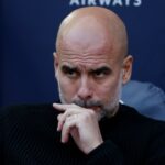 Futebol Futebol - Premier League - Manchester City x Fulham - Etihad Stadium, Manchester, Grã-Bretanha - 5 de outubro de 2024 Pep Guardiola, técnico do Manchester City, antes da partida Imagens de ação via Reuters / Lee Smith SOMENTE PARA USO EDITORIAL. NÃO UTILIZAR COM ÁUDIO, VÍDEO, DADOS, LISTAS DE FIXTURES, LOGOTIPO DE CLUBE/LIGA NÃO AUTORIZADOS OU SERVIÇOS 'AO VIVO'. USO ONLINE NA PARTIDA LIMITADO A 120 IMAGENS, SEM EMULAÇÃO DE VÍDEO. NÃO UTILIZAÇÃO EM APOSTAS, JOGOS OU PUBLICAÇÕES DE CLUBE/LIGA/JOGADOR ÚNICO. ENTRE EM CONTATO COM SEU REPRESENTANTE DE CONTA PARA MAIS DETALHES.