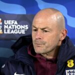 O técnico interino da Inglaterra, Lee Carsley