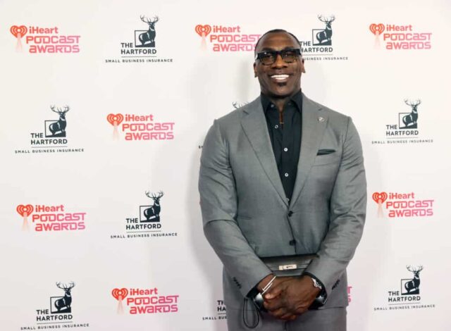 AUSTIN, TEXAS - 11 DE MARÇO: Shannon Sharpe participa do 2024 iHeartPodcast Awards apresentado pelo The Hartford Live no SXSW no Fairmont Palm Park, Fairmont Hotel em 11 de março de 2024 em Austin, Texas.