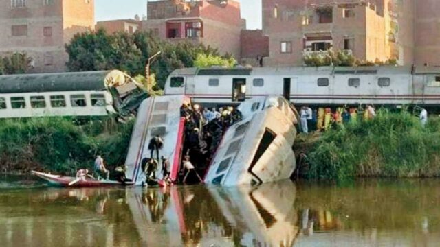 Acidente de trem no Egito mata um; mais de 20 feridos