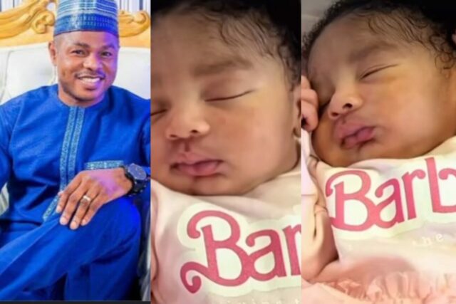 Yinka Ayefele e esposa dão as boas-vindas ao segundo filho