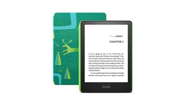 As ofertas do Prime Day incluem 32% de desconto no Kindle Paperwhite Kids da Amazon