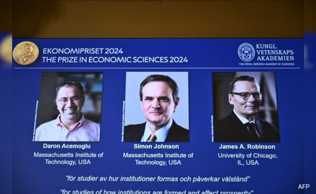 Trio ganha Prêmio Nobel de Economia de 2024 por trabalho sobre desigualdade de riqueza