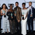 O elenco de 'Pantera Negra' no 25º Screen Actors Guild Awards anual