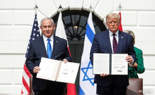 Trump afirma que falou com o primeiro-ministro de Israel, Netanyahu, “dois dias atrás”