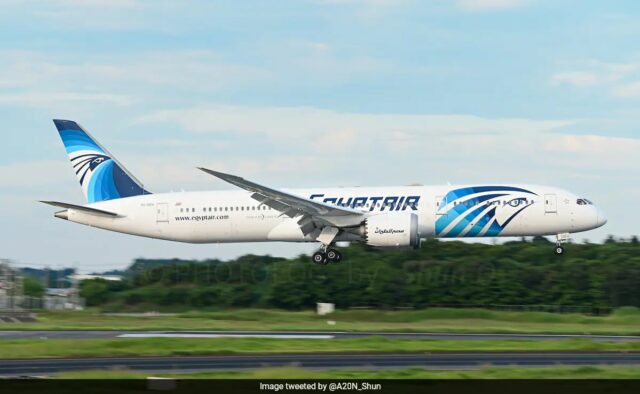 Passageiro da EgyptAir gravemente ferido após bagagem cair sobre ele