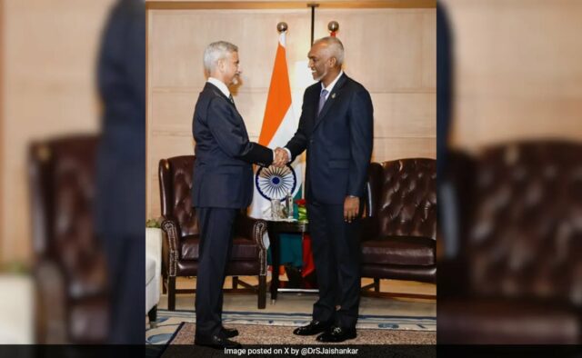 'Agradeço seu compromisso com...': S Jaishankar encontra-se com o presidente das Maldivas