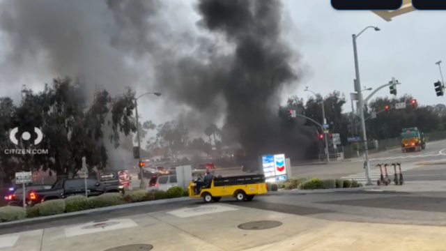 Incêndio na rodovia Santa Mônica 10