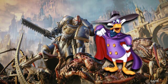 Pato Darkwing recriado no Space Marine 2