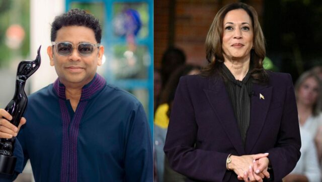 AR Rahman registra o desempenho de 30 minutos para apoiar a campanha Kamala Harris