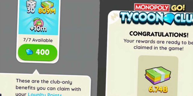 Como conseguir um convite para o Tycoon Club no Monopoly GO